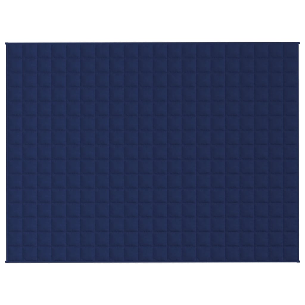 vidaXL Pătură grea, albastru, 152x203 cm, 7 kg, material textil