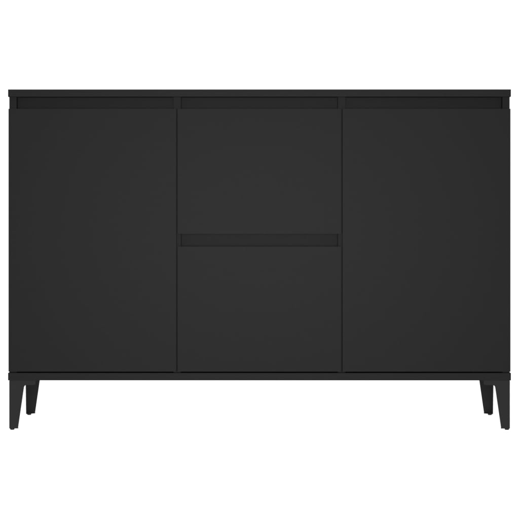 vidaXL Servantă, negru, 104x35x70 cm, PAL