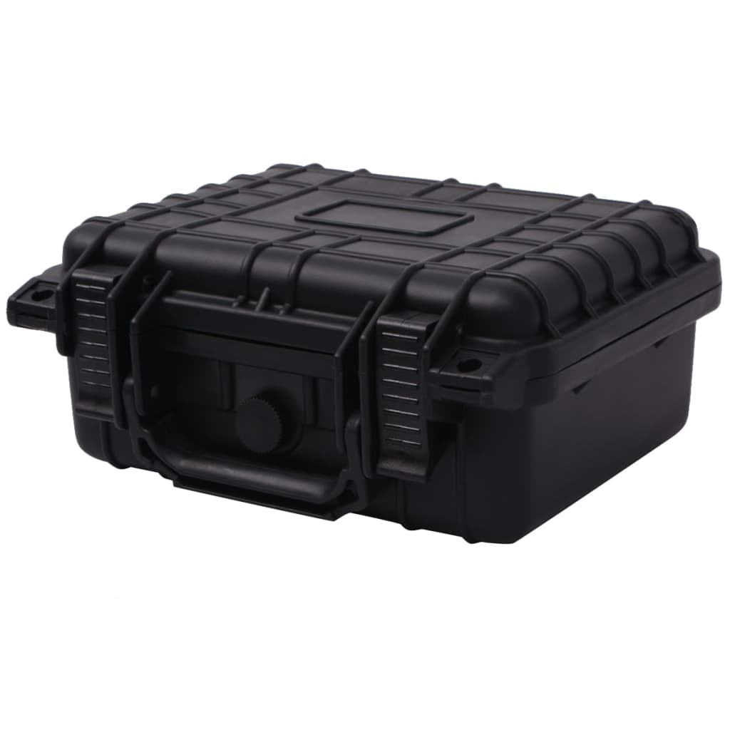 vidaXL Valiză de protecție echipamente, 27 x 24,6 x 12,4 cm, negru