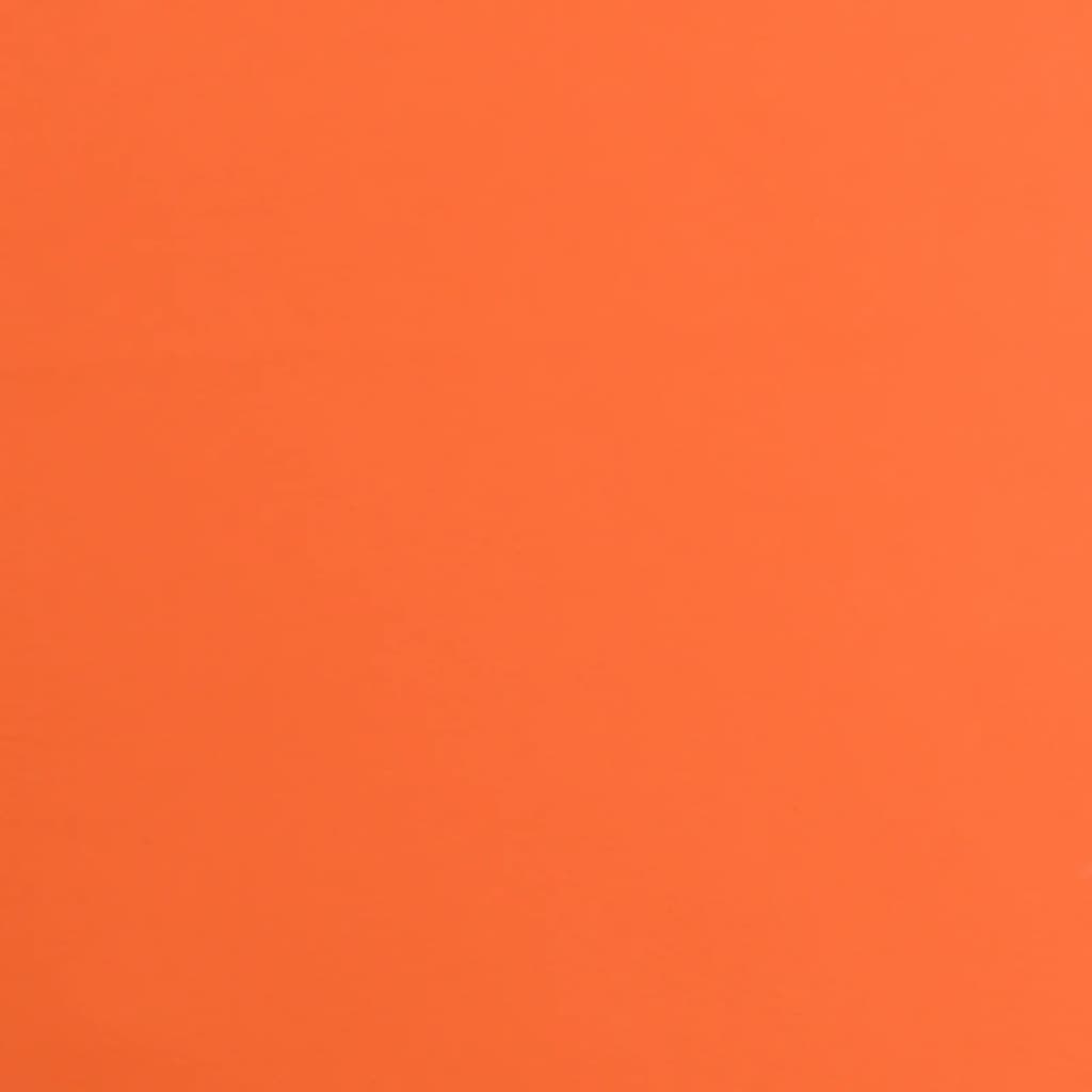 vidaXL Scaune de bucătărie pivotante 4 buc. portocaliu & alb piele eco