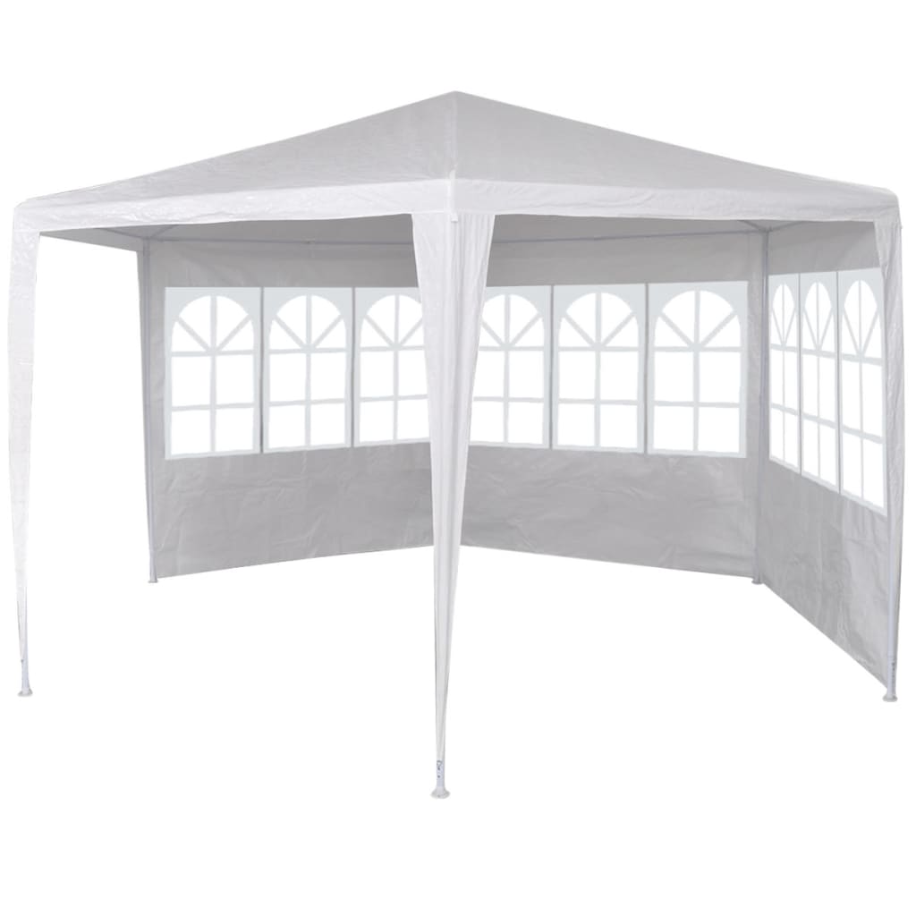 42346 vidaXL Marquee with 6 Side Walls White 2x2 m