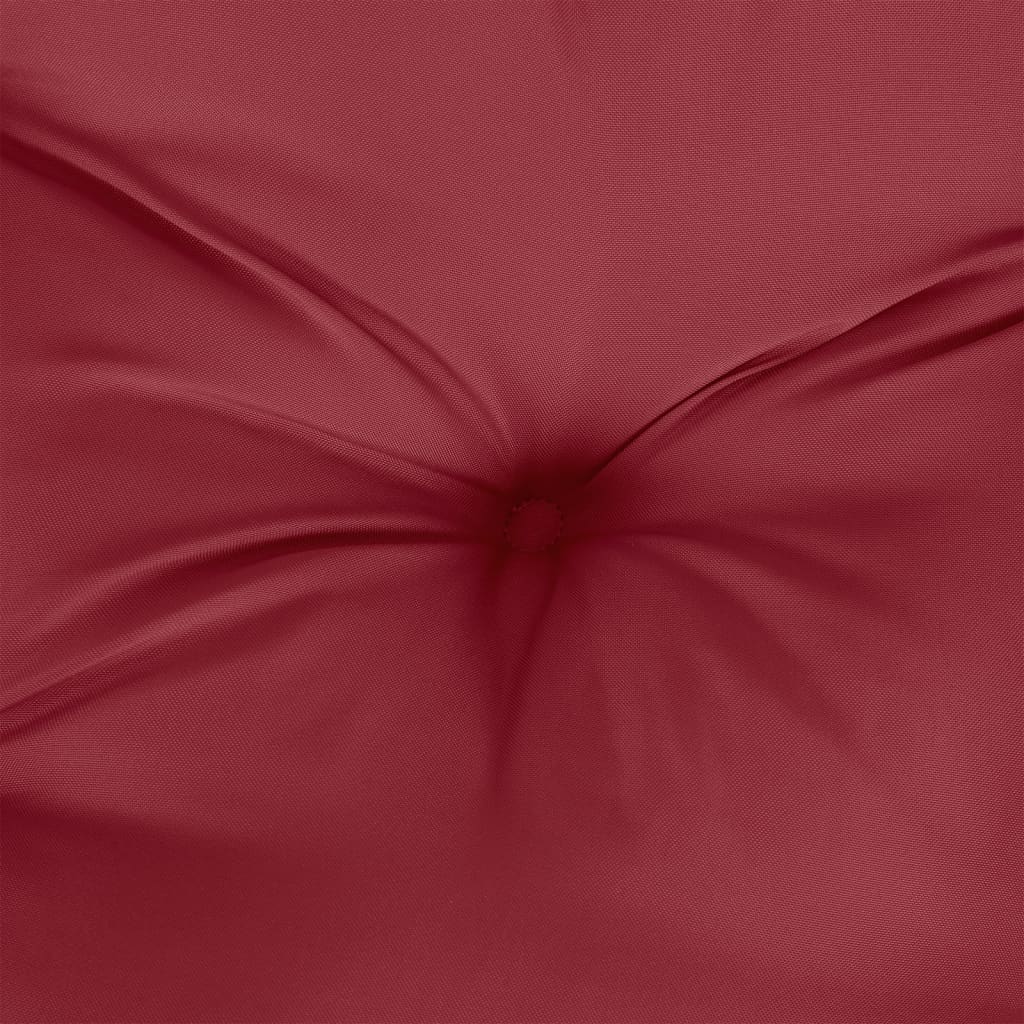 vidaXL Pernă de paleți, roșu vin, 60x40x12 cm, materi al textil