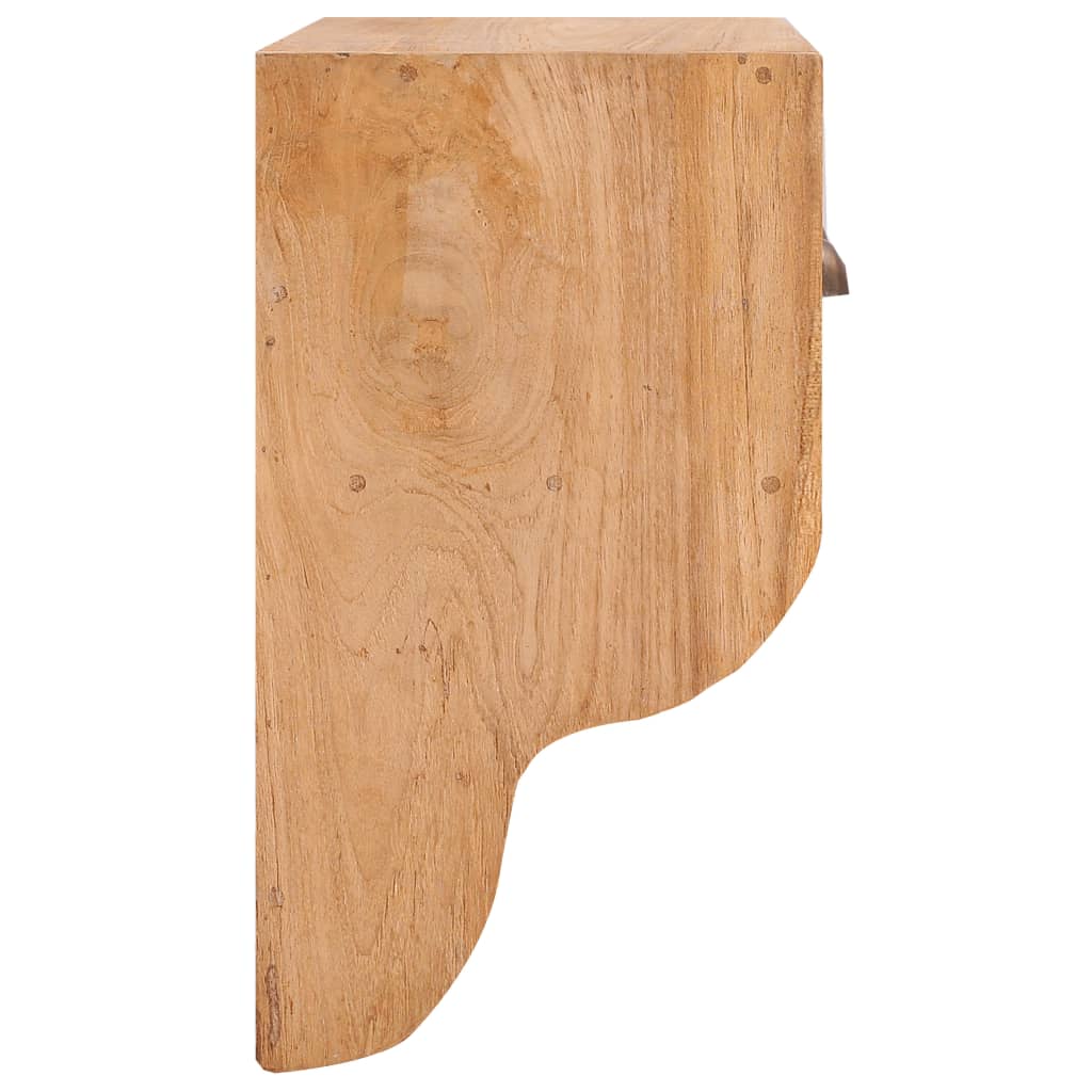 vidaXL Cuier de haine de perete, 80x25x45 cm, lemn masiv de tec
