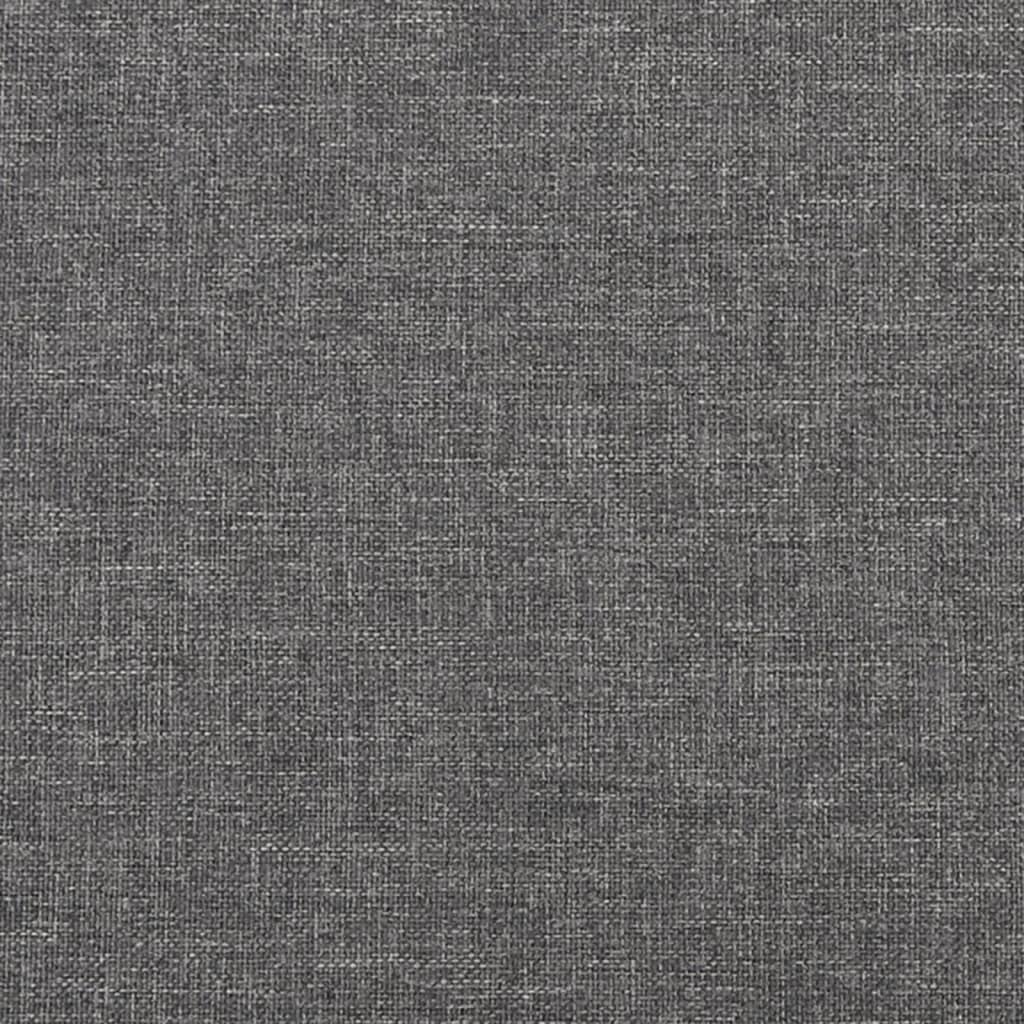 vidaXL Taburet, gri deschis, 60x60x36 cm, textil și piele ecologică