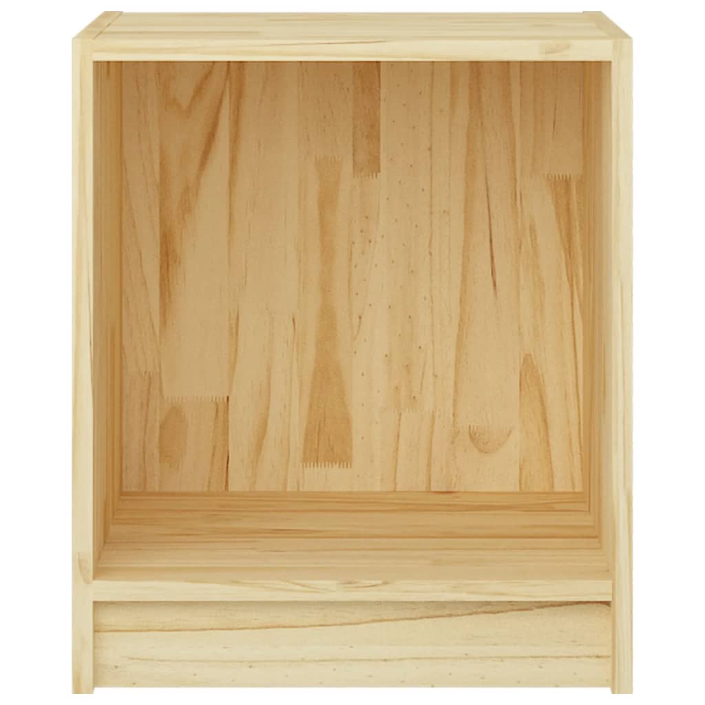 vidaXL Noptieră, 35,5x33,5x41,5 cm, lemn masiv de pin
