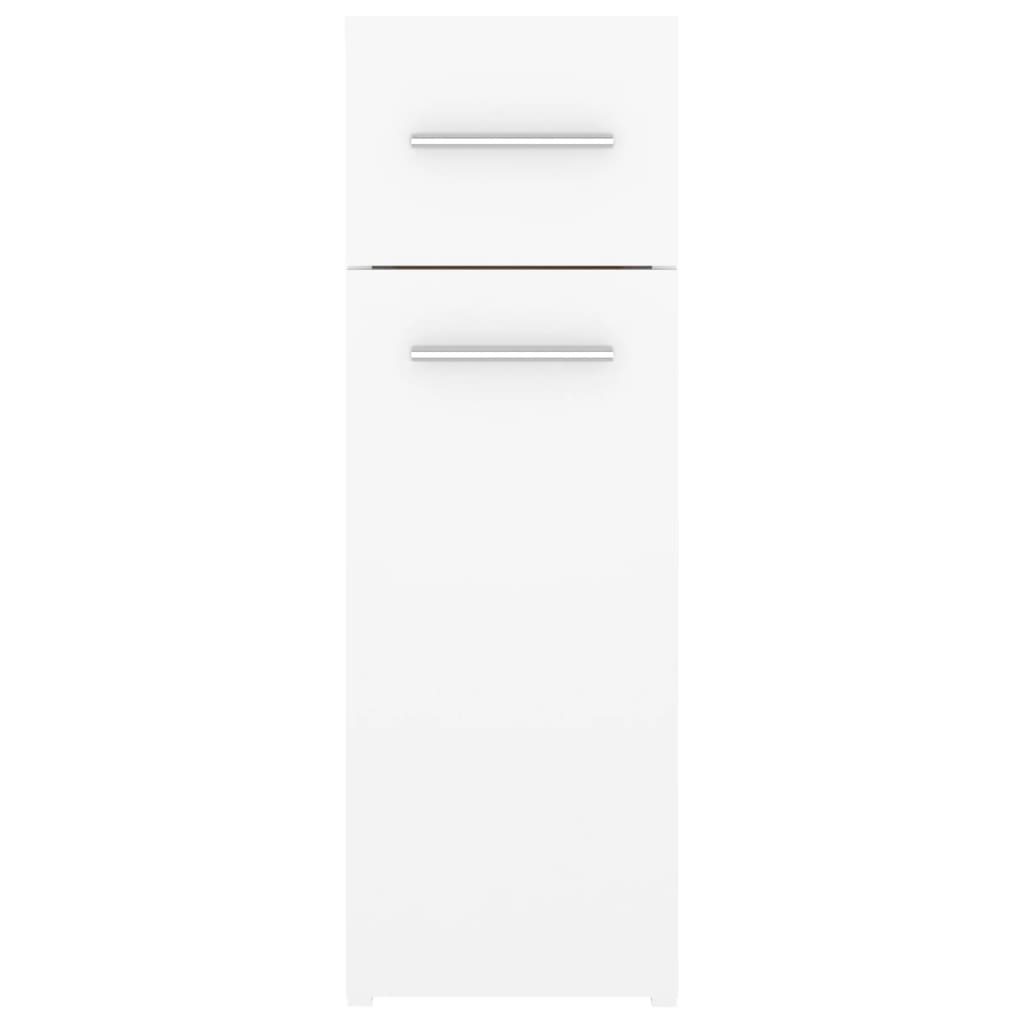 vidaXL Dulap de farmacie, alb, 20x45,5x60 cm, PAL