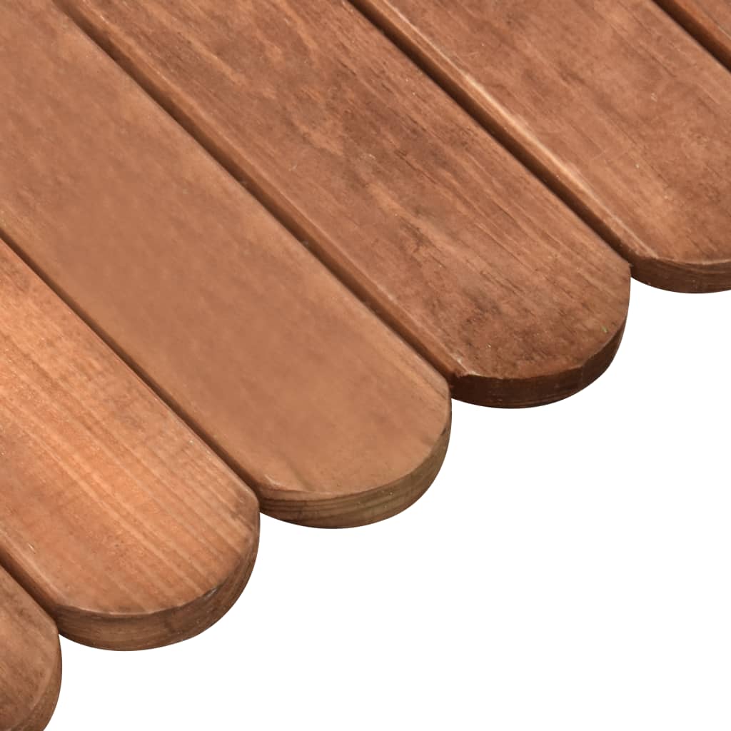 vidaXL Rolă de bordură, maro, 120 cm, lemn de pin tratat