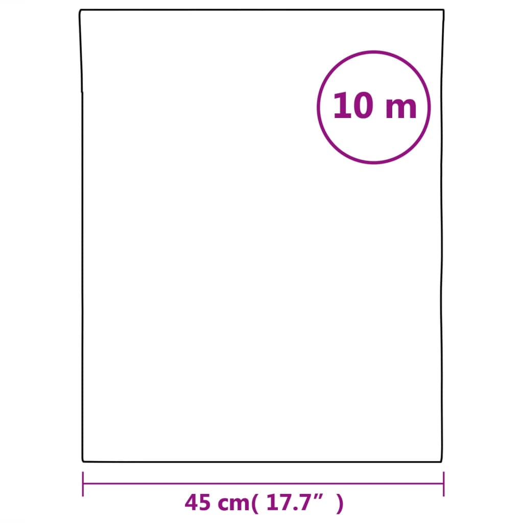 vidaXL Folie pentru fereastră statică, negru mat, 45x1000 cm, PVC