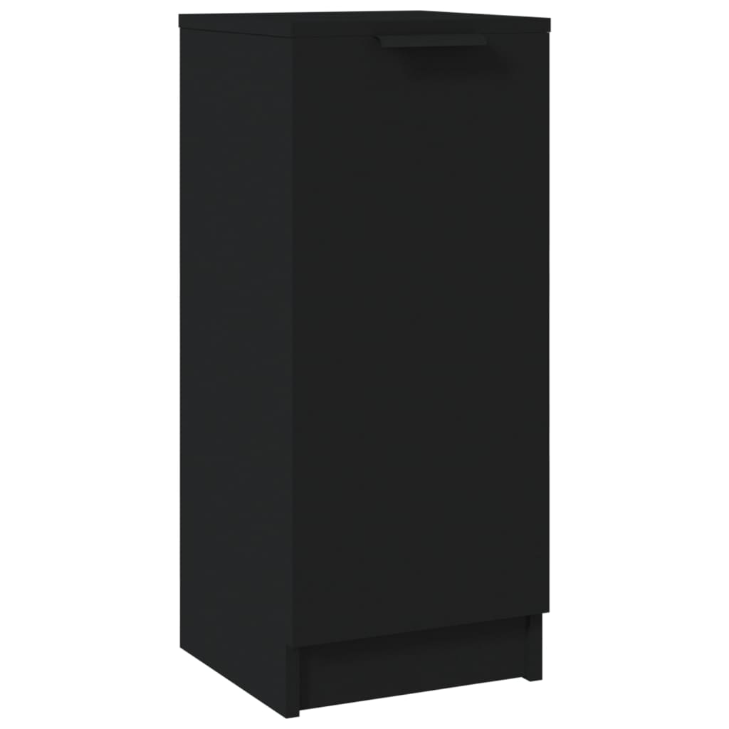 vidaXL Servantă, negru, 30x30x70 cm, lemn prelucrat