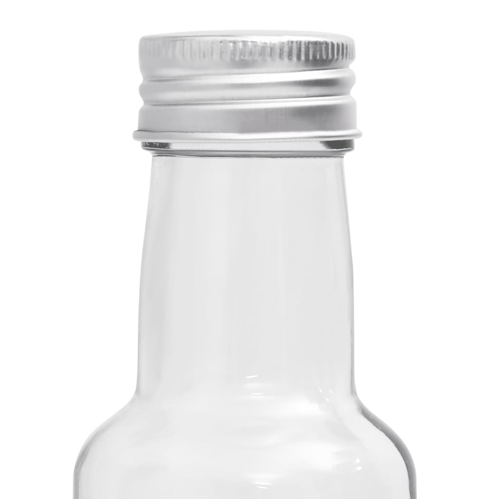 vidaXL Sticle mici, capace cu filet, 10 buc., 260 ml