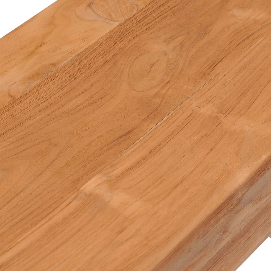 vidaXL Masă consolă, 110 x 35 x 75 cm, lemn masiv de tec
