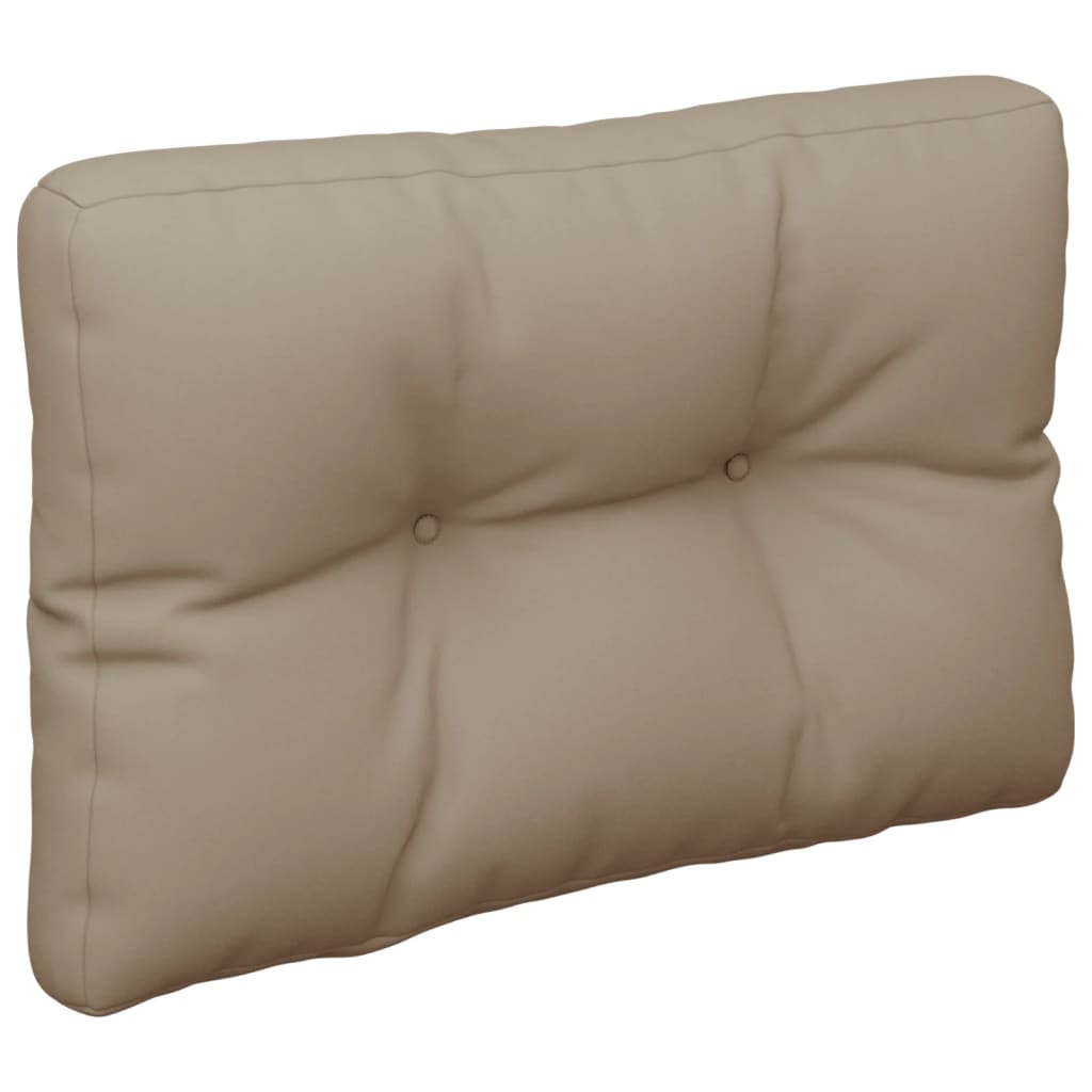 vidaXL Pernă canapea din paleți, gri taupe, 50x40x12 cm