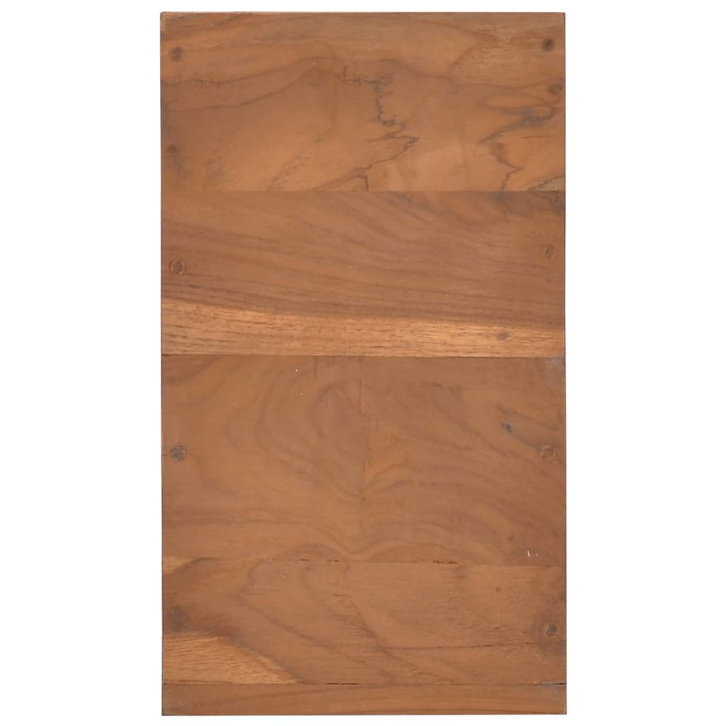 vidaXL Noptieră, 20x35x50 cm, lemn masiv de tec