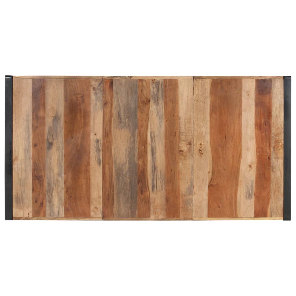 vidaXL Masă de bucătărie, 180x90x75 cm, lemn masiv cu finisaj sheesham