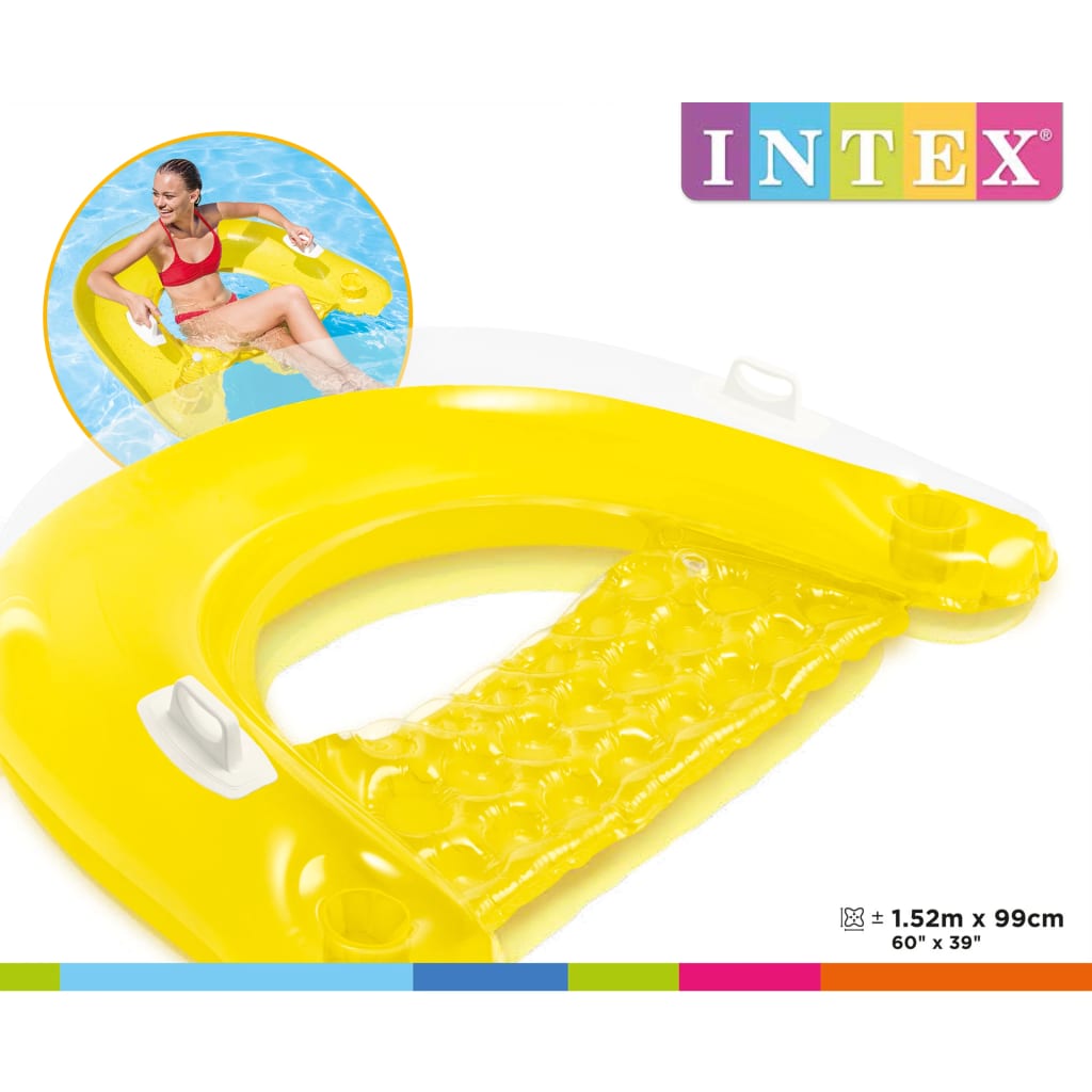 Intex Scaun gonflabil Sit'n Float, 152x99 cm