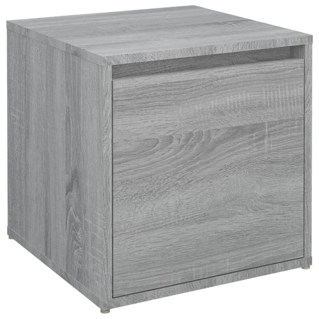 vidaXL Cutie cu sertar, gri sonoma, 40,5x40x40 cm, lemn compozit