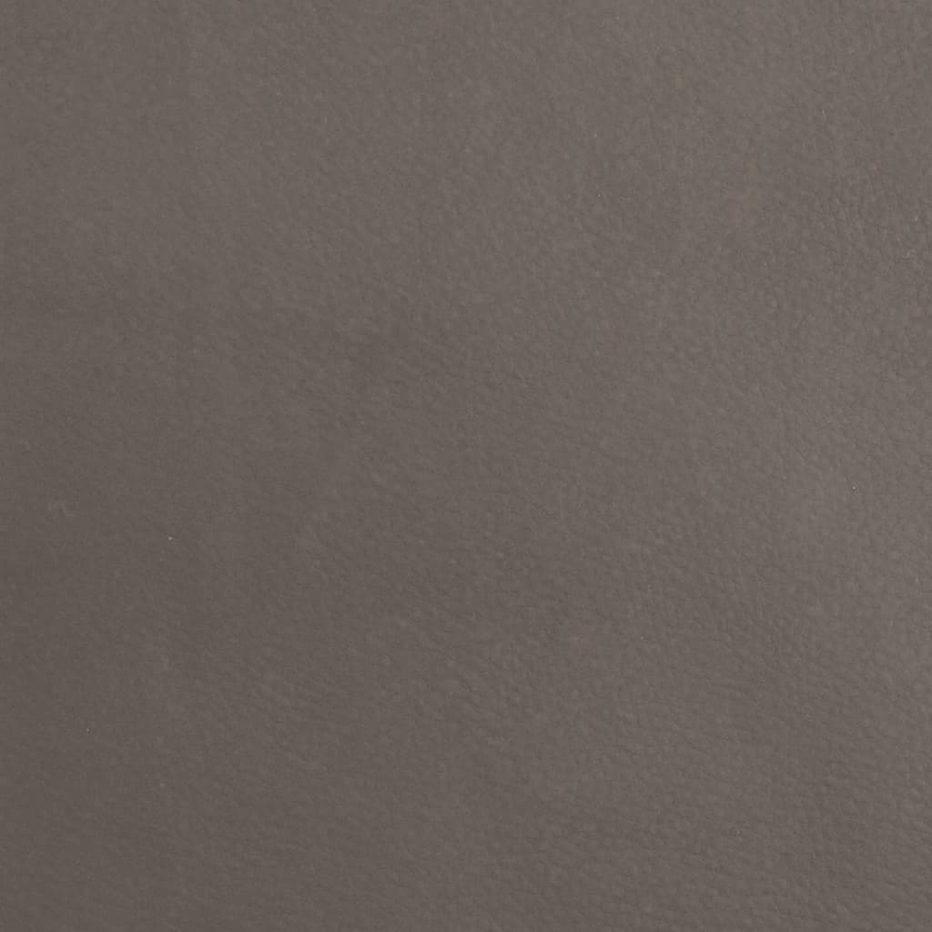 vidaXL Taburet, gri, 45x29,5x35 cm, piele ecologică