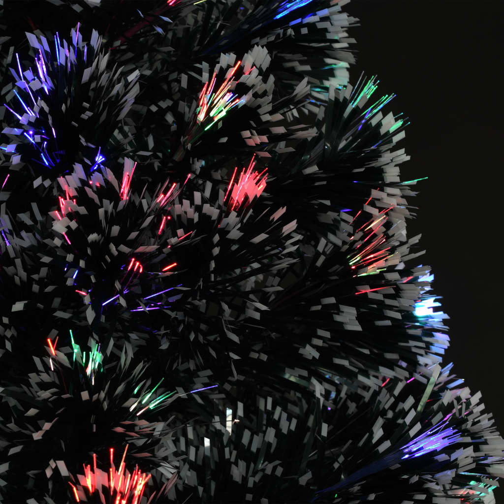 vidaXL Brad de Crăciun pre-iluminat cu suport, 240 cm, fibră optică
