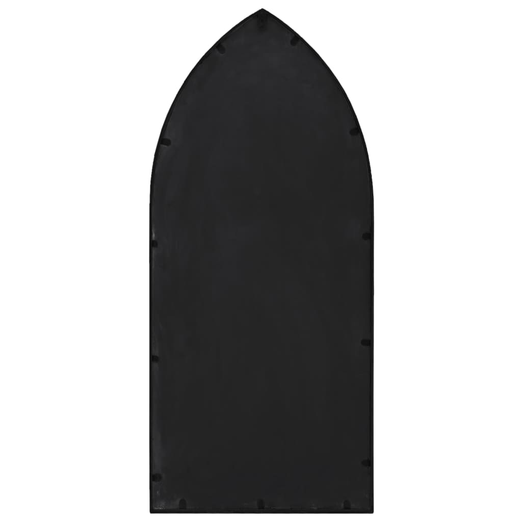 vidaXL Oglindă,negru, 70x30 cm,fier, pentru utilizare în interior