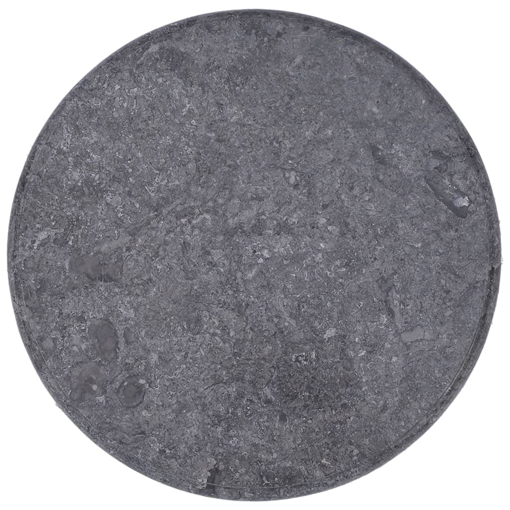 vidaXL Blat de masă, gri, Ø50x2,5 cm, marmură