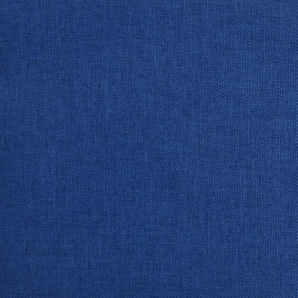 vidaXL Taburet, albastru, 78x56x32 cm, material textil