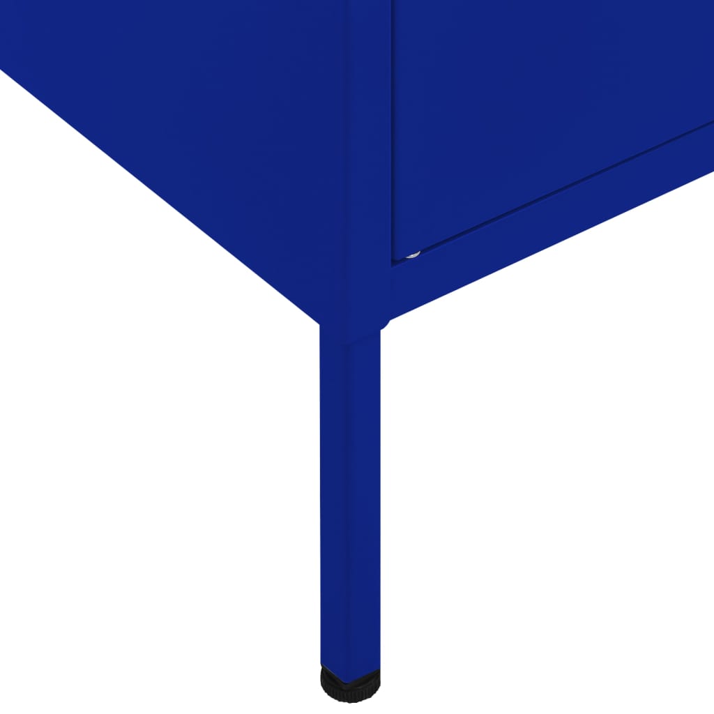 vidaXL Dulap de depozitare, bleumarin, 80x35x101,5 cm, oțel