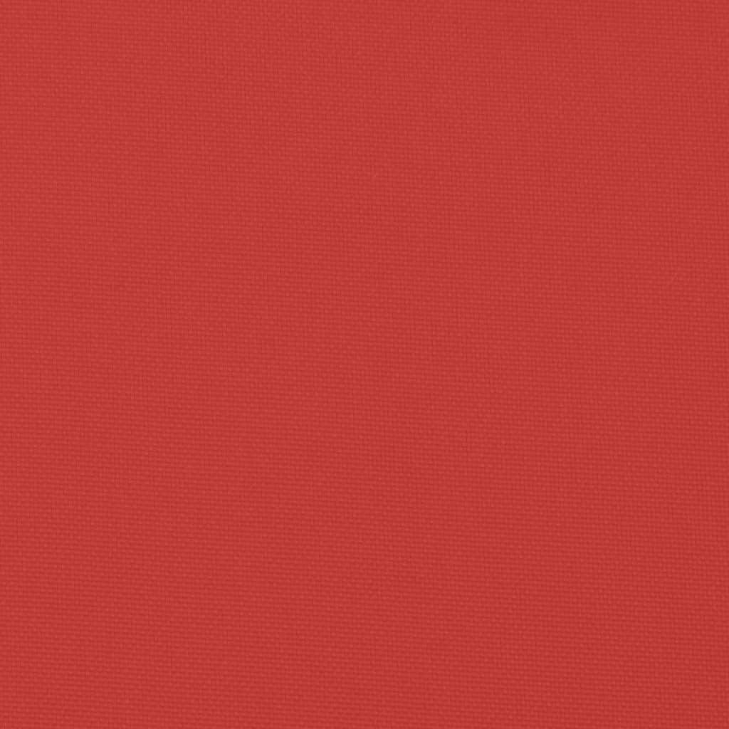 vidaXL Perne decorative, 4 buc., roșu, 60x60 cm, material textil