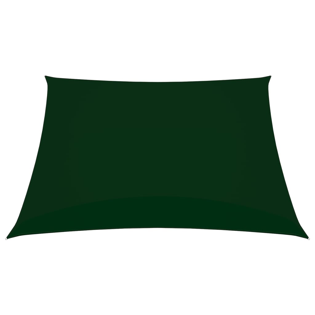 vidaXL Parasolar verde închis 2x2,5 m țesătură oxford dreptunghiular