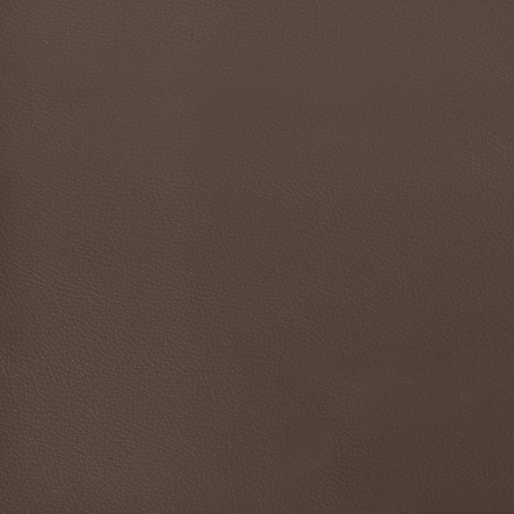 vidaXL Tăblie de pat, maro, 80x5x78/88 cm, piele ecologică