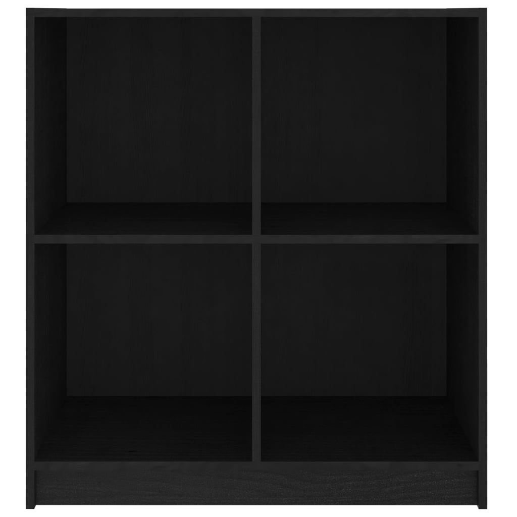 vidaXL Servantă, negru, 70x33x76 cm, lemn de pin