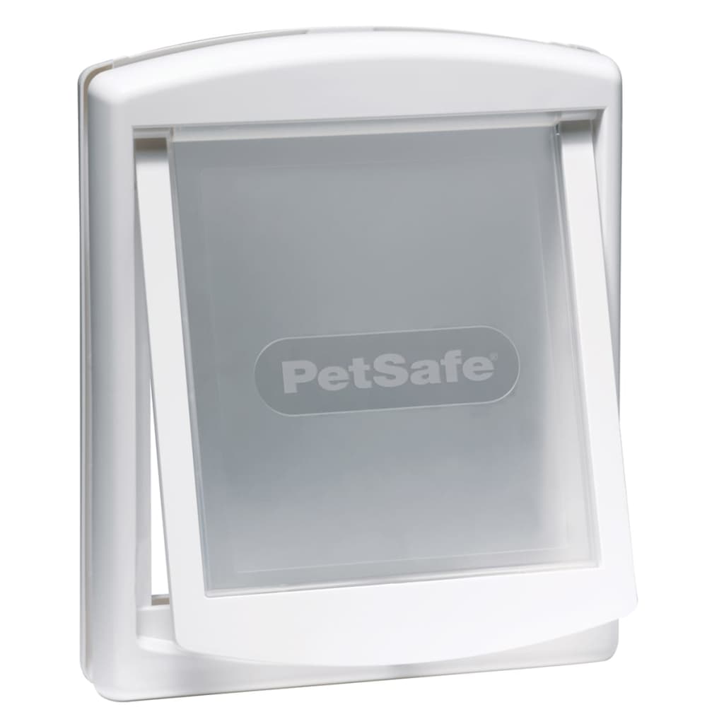 PetSafe Ușă pentru animale de companie 2 căi 740 medie alb 26,7x22,8cm