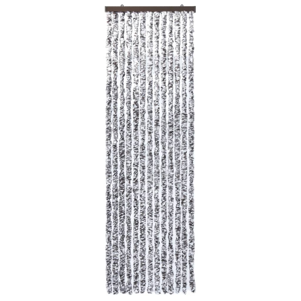 vidaXL Perdea pentru insecte, maro și bej, 56x185 cm, Chenille