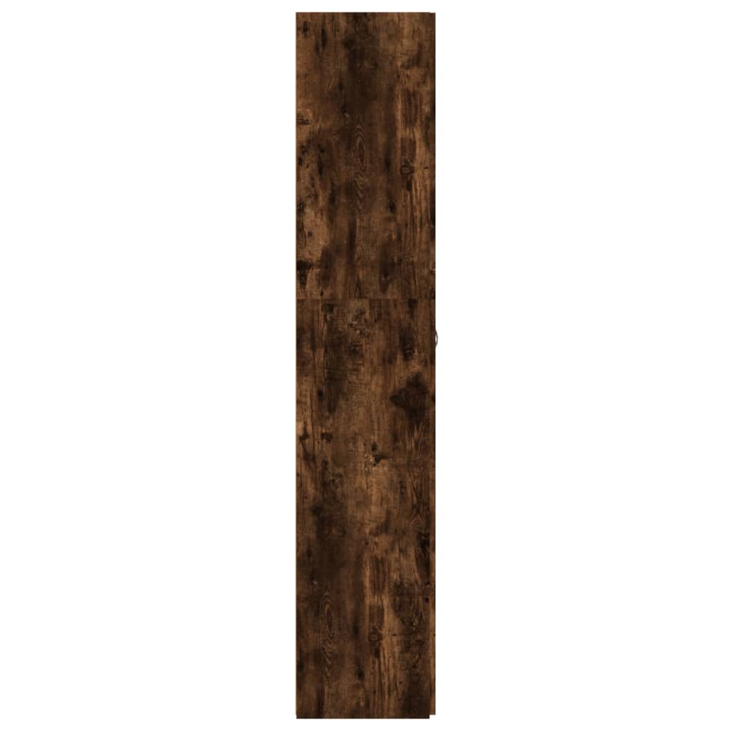 vidaXL Pantofar, stejar fumuriu, 80x35,5x180 cm, lemn prelucrat