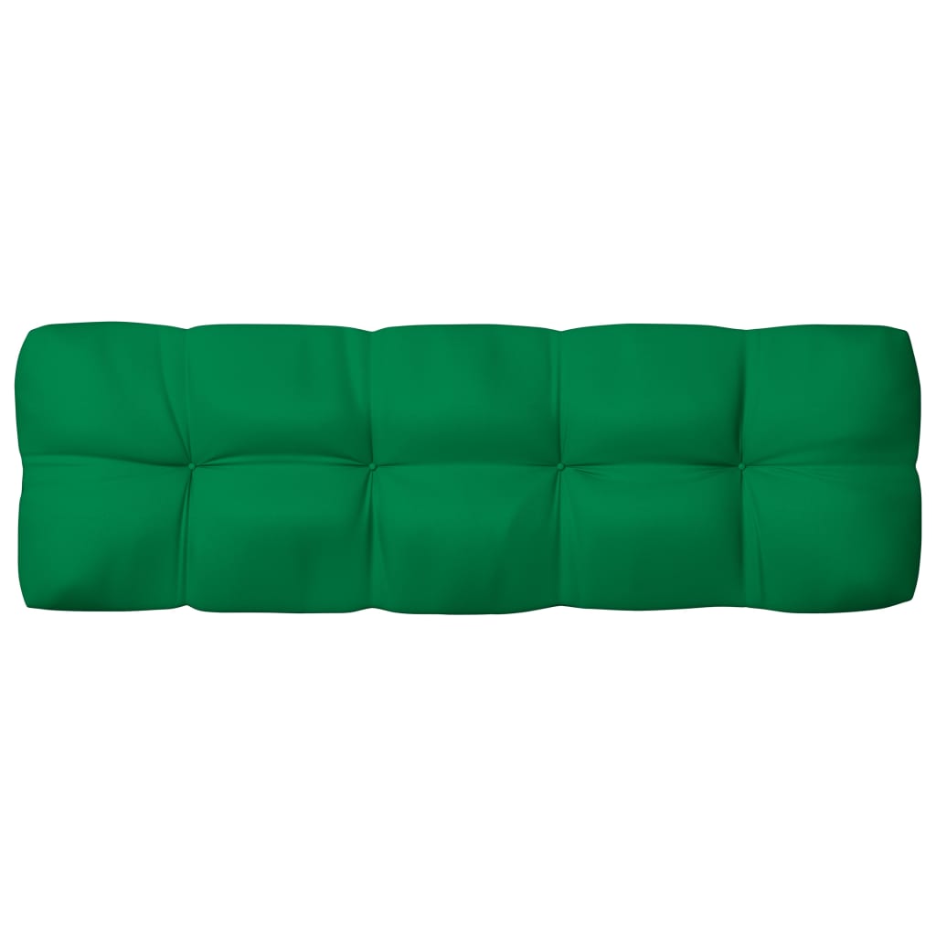 vidaXL Perne pentru canapea din paleți, 7 buc., verde