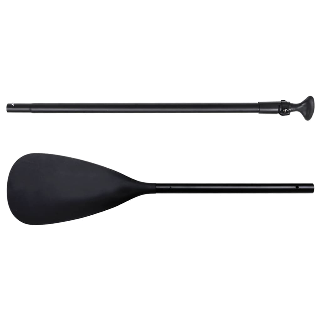 vidaXL Set placă paddleboarding gonflabilă, negru, 360x81x10 cm