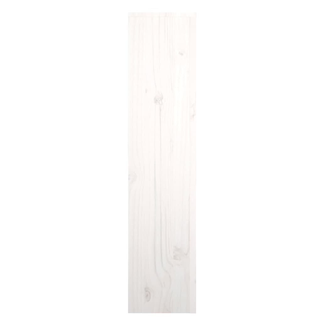 vidaXL Mască pentru calorifer, alb, 79,5x19x84 cm, lemn masiv de pin