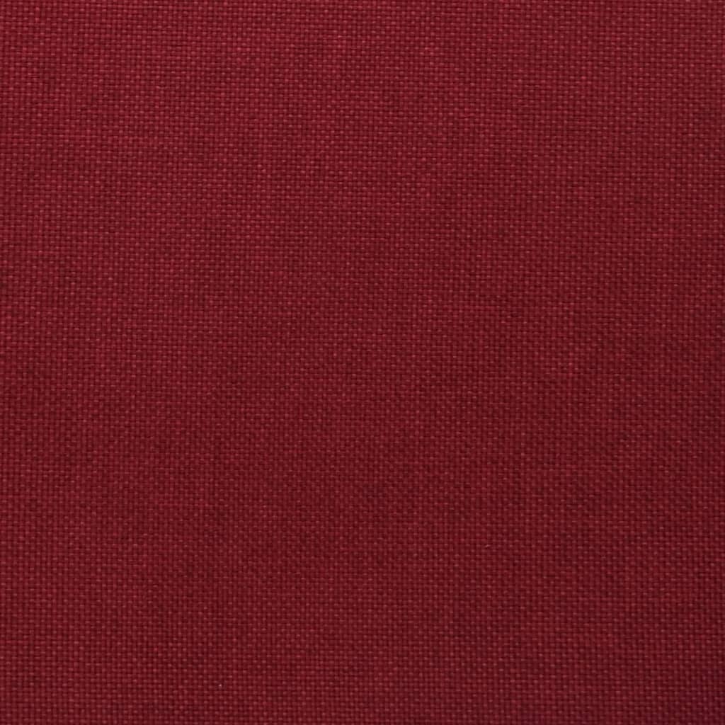 vidaXL Scaun de birou pivotant, roșu vin, material textil