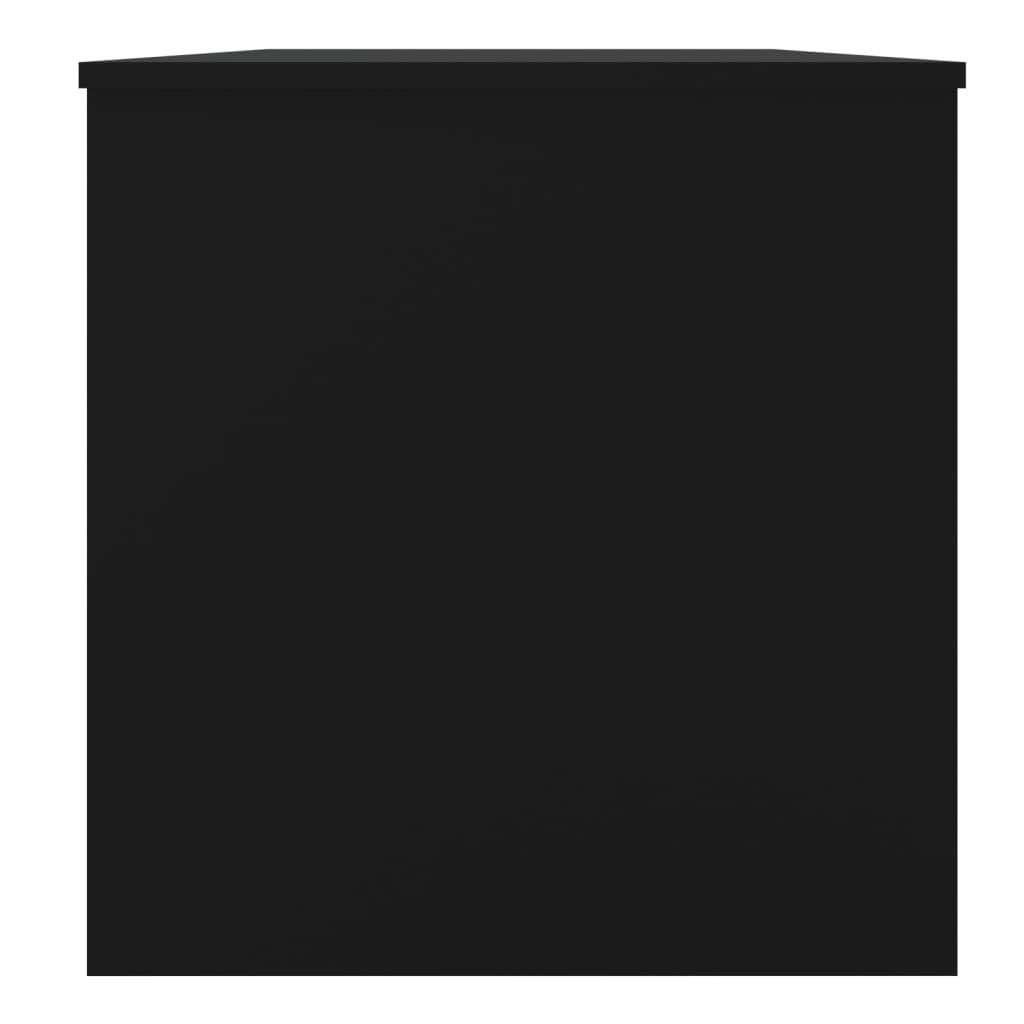 vidaXL Măsuță de cafea, negru, 102x50x52,5 cm, lemn prelucrat