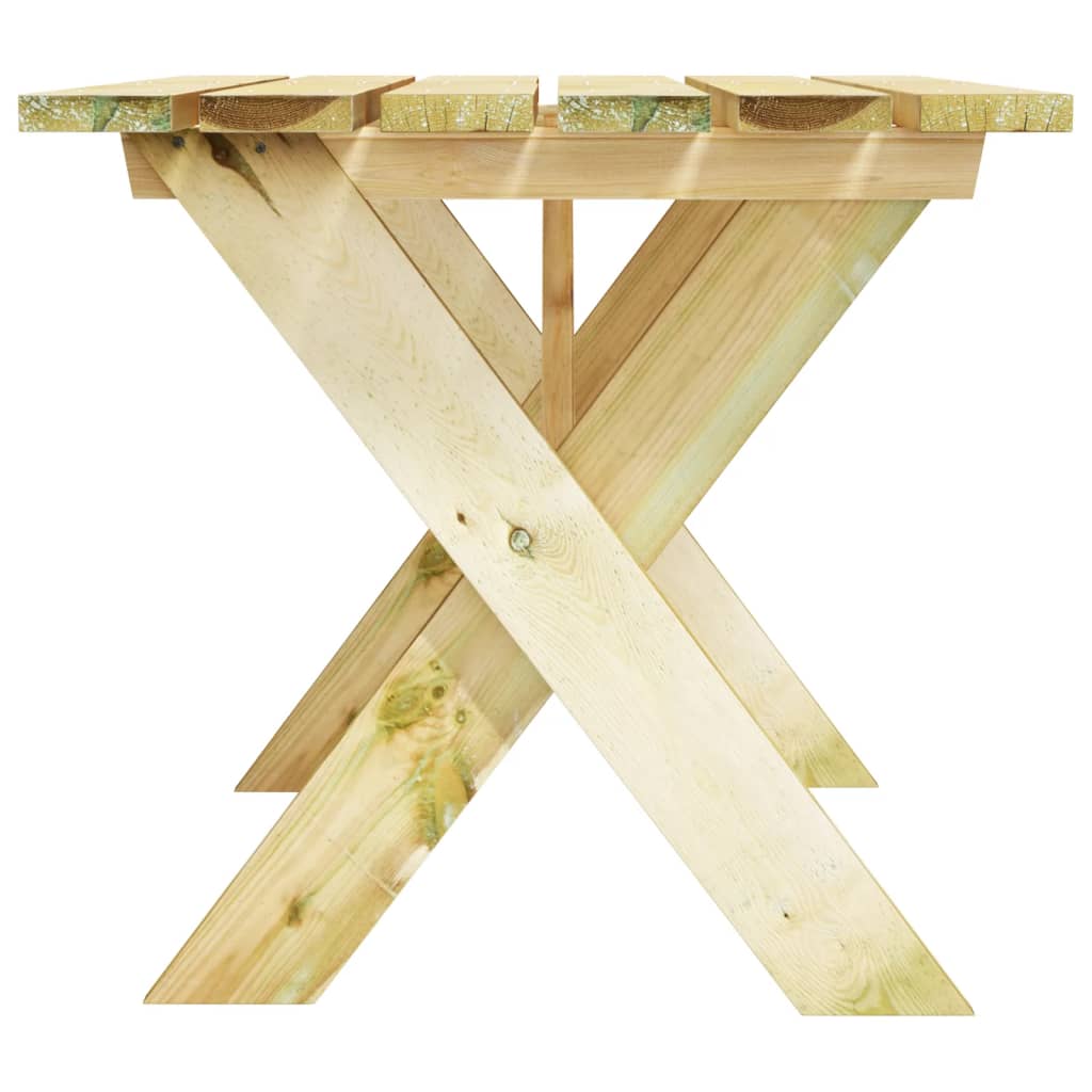 vidaXL Masă de grădină, 110x73x70 cm, lemn de pin tratat