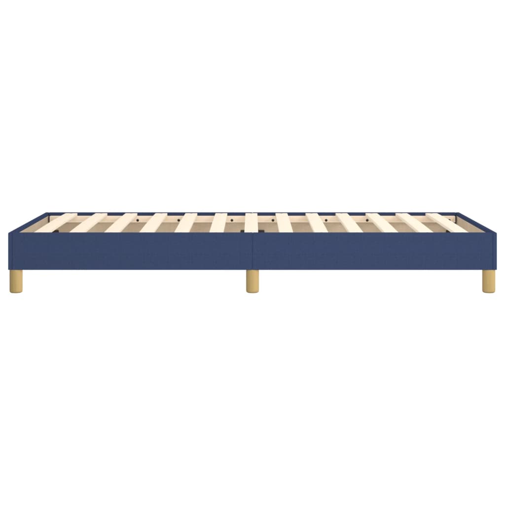 vidaXL Cadru de pat, albastru, 80x200 cm, material textil