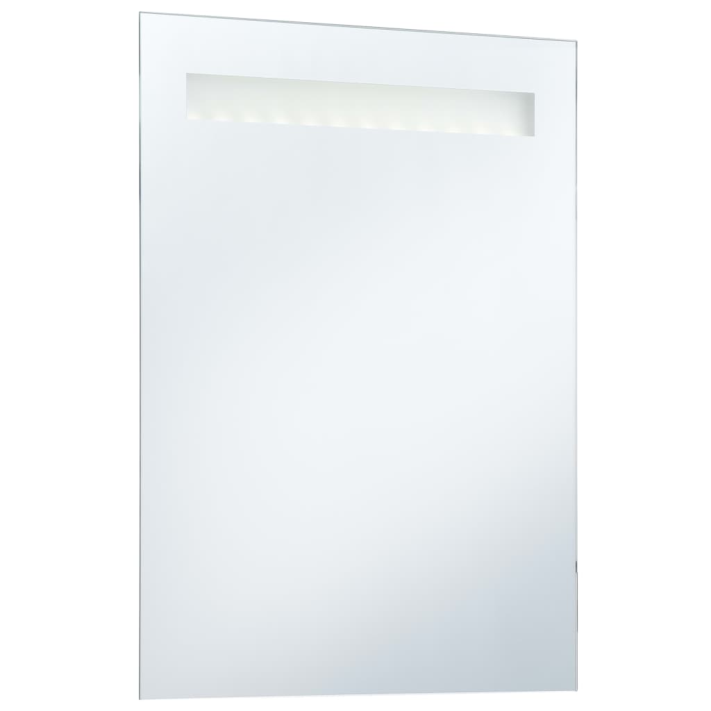 vidaXL Oglindă cu LED de perete de baie, 60 x 80 cm