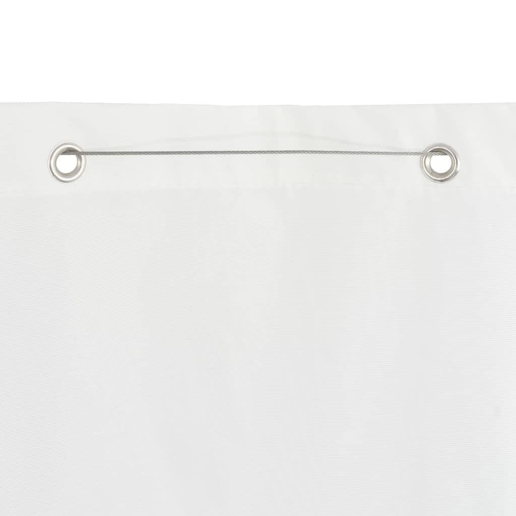 vidaXL Paravan de balcon, alb, 80x240 cm, țesătură oxford