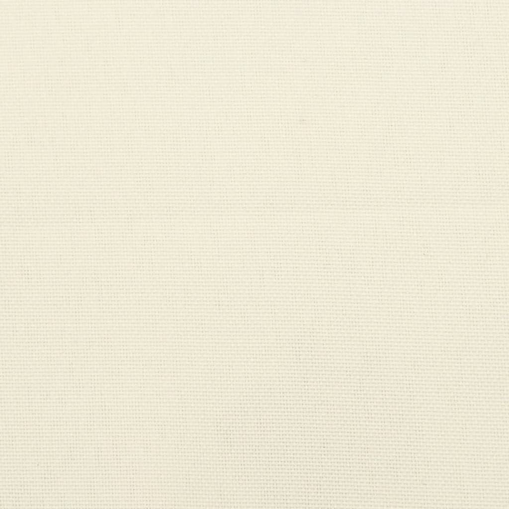 vidaXL Perne de scaun, 2 buc., alb crem, 50x50x7 cm, textil oxford