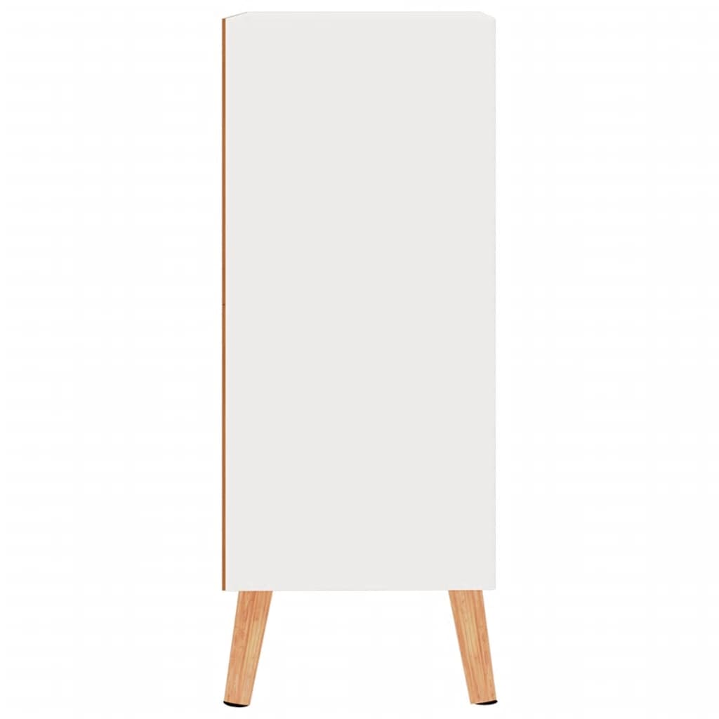vidaXL Servantă, alb extralucios, 60x30x72 cm, lemn prelucrat
