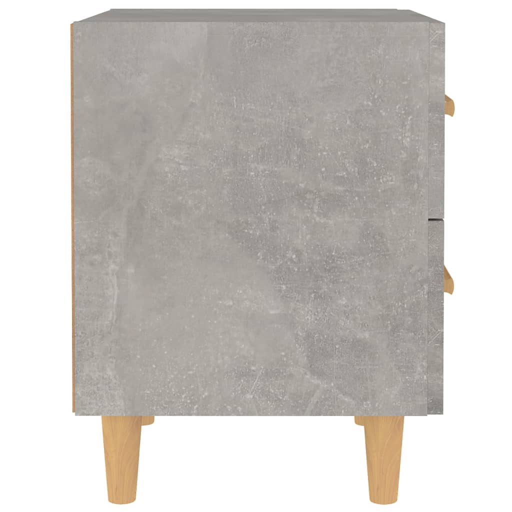 vidaXL Noptieră, gri beton, 40x35x47,5 cm
