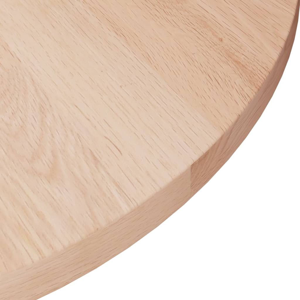 vidaXL Blat de masă rotund, Ø30x1,5 cm, lemn masiv stejar netratat