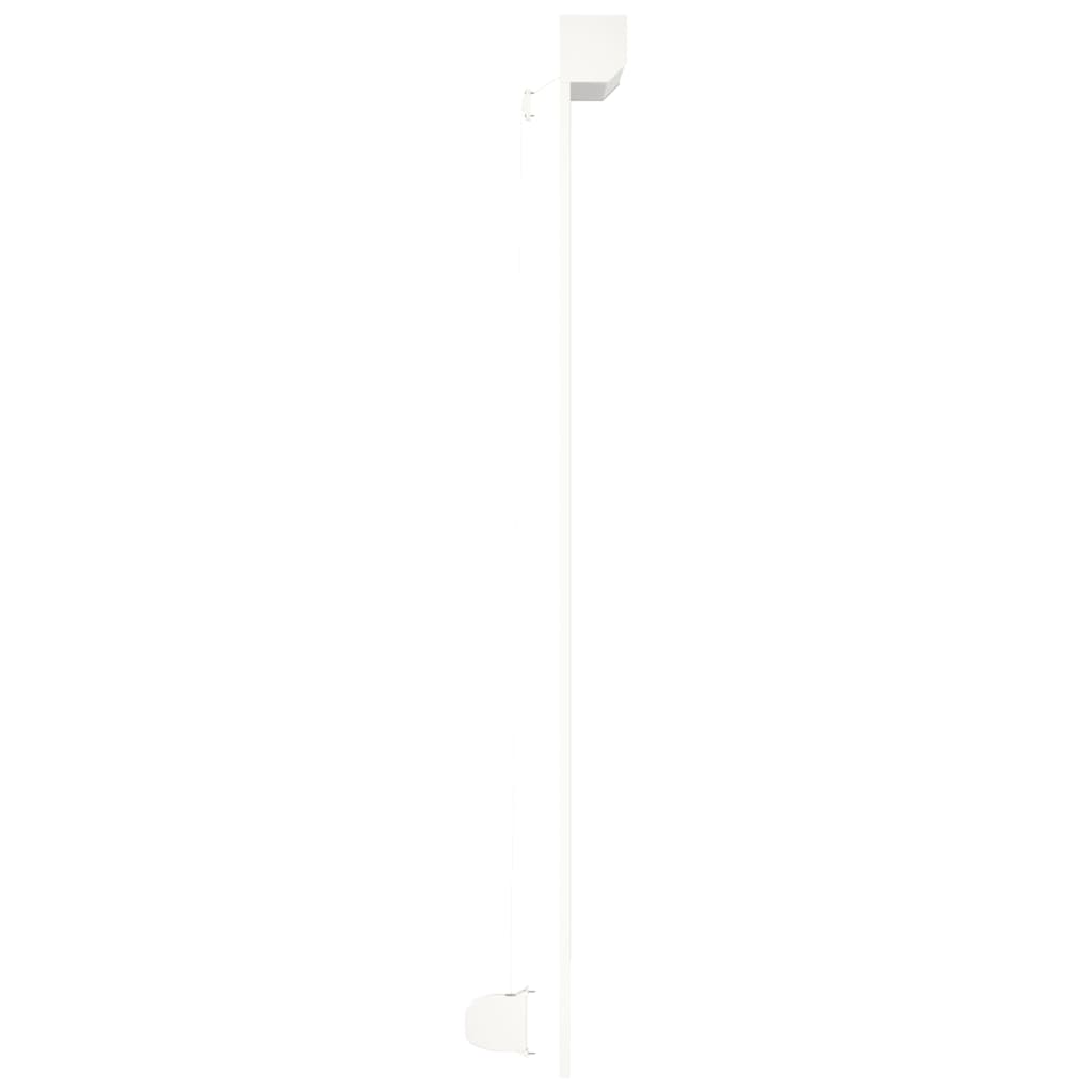 vidaXL Oblon rulant, alb, 110 x 220 cm, aluminiu