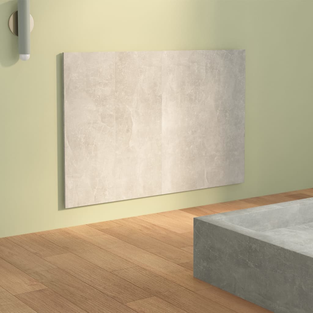 vidaXL Tăblie de pat, gri beton, 120x1,5x80 cm, lemn prelucrat