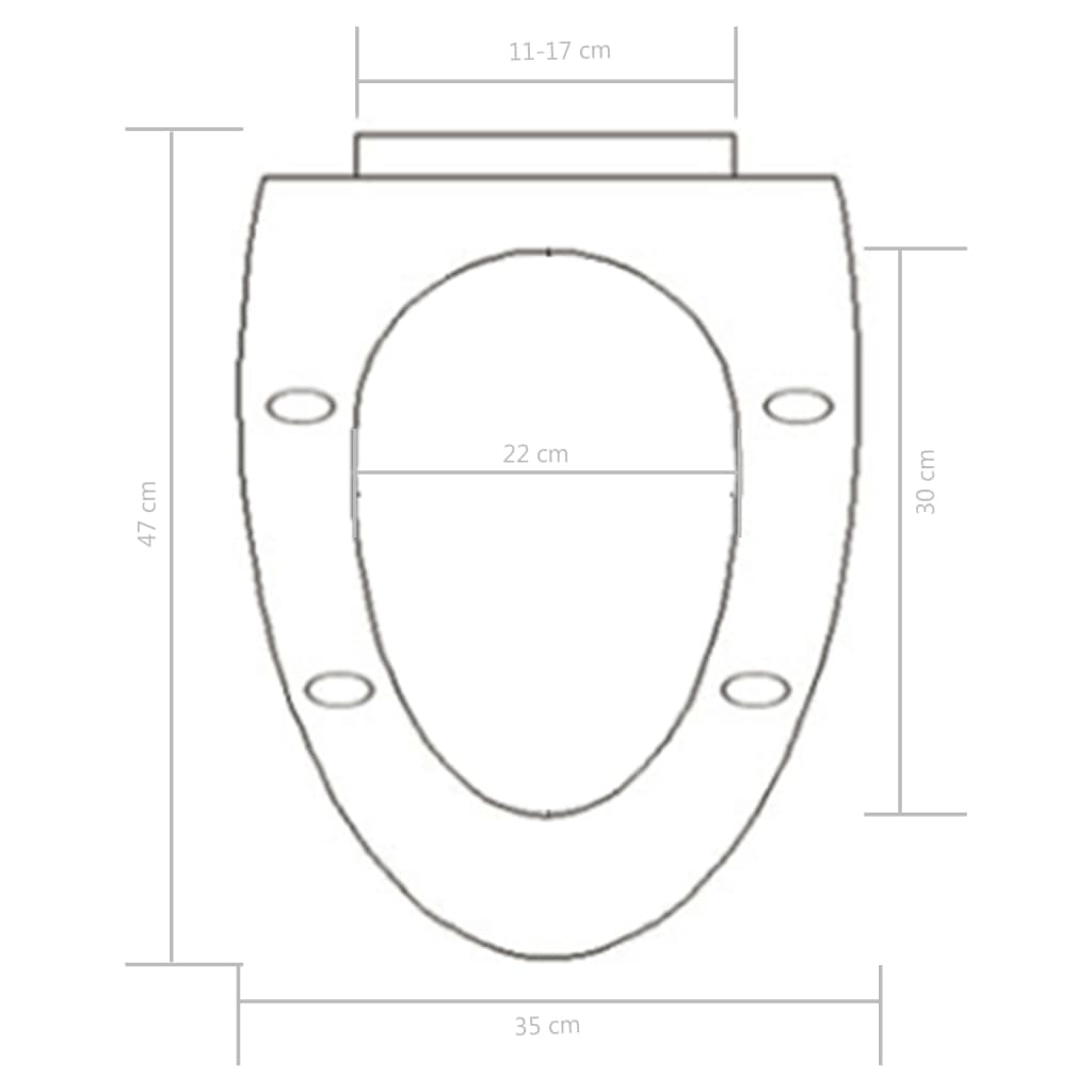 vidaXL Capac WC cu închidere silențioasă, eliberare rapidă, alb
