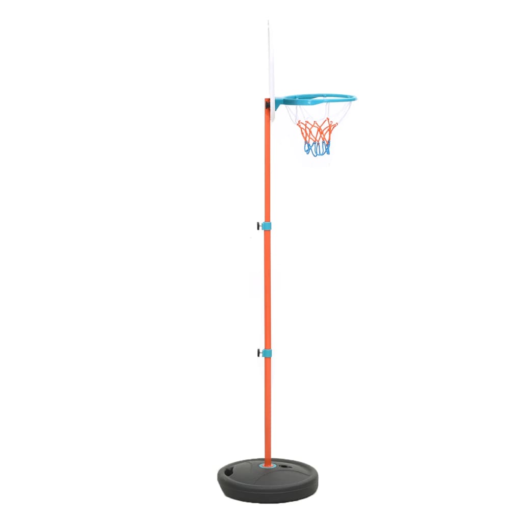 vidaXL Set de joc de baschet portabil, reglabil, 133-160 cm